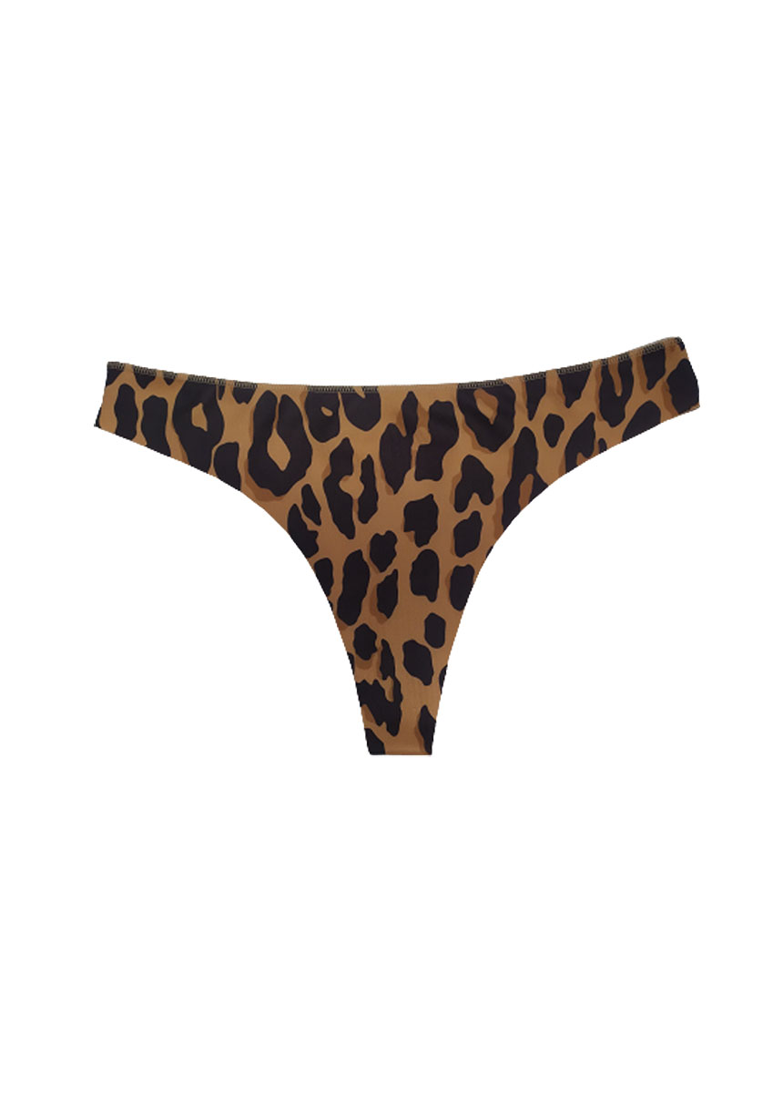 Κυλοτάκι String Laser Cut, leopard 357