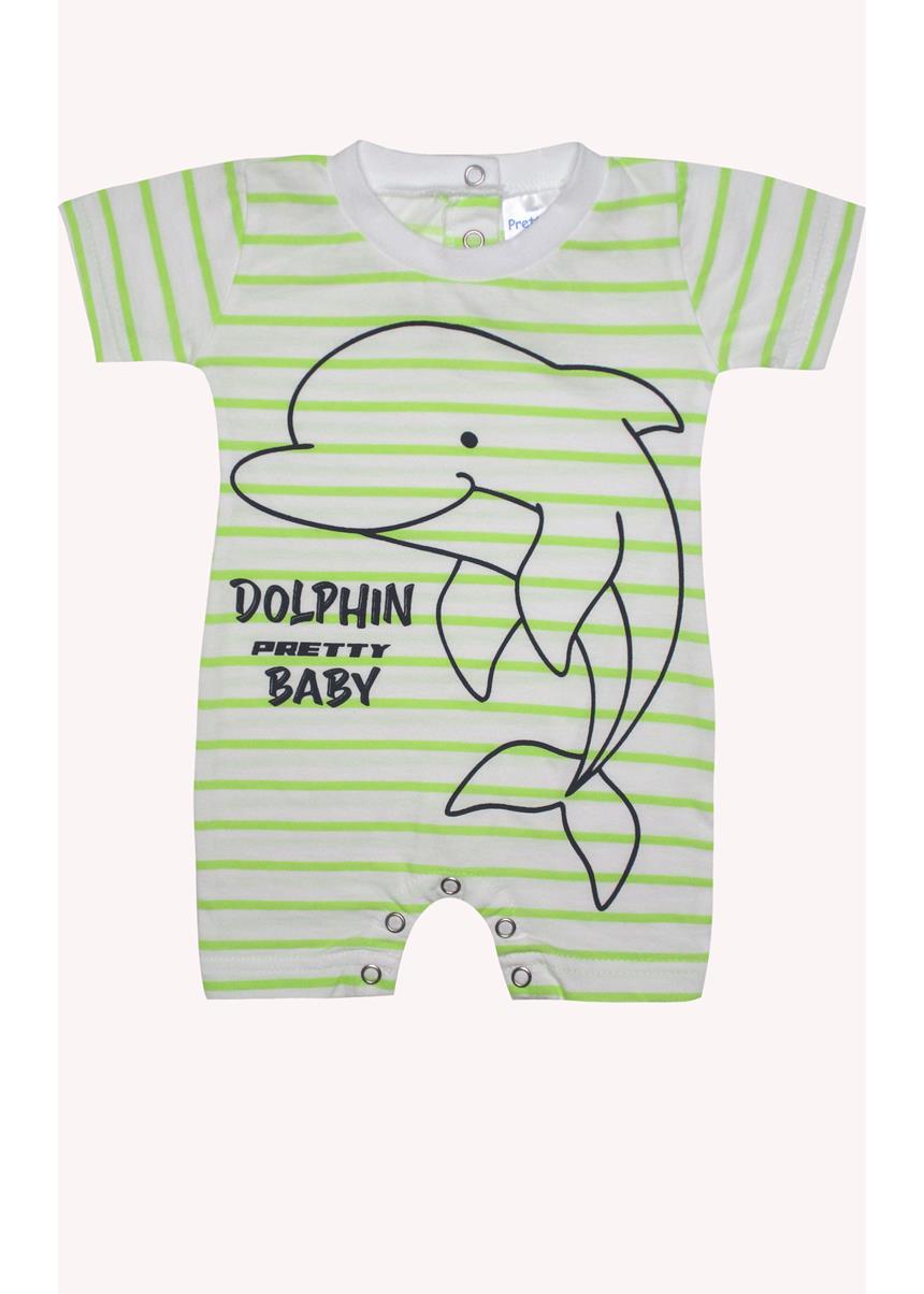 Βρεφικό Φορμάκι, Βαμβακερό KM, Dolphin, PRETTY BABY - Image 2