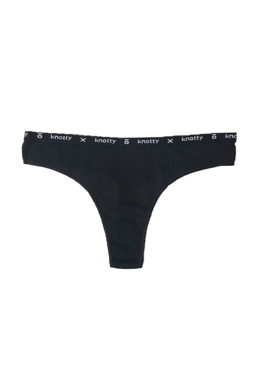Κυλοτάκι String, Ribbed, Knotty
