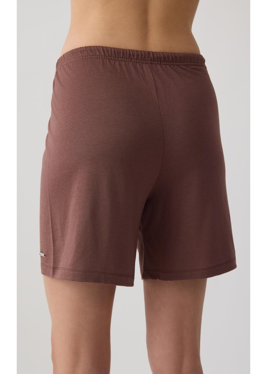 Γυναικείο Μακρύ Σόρτς Μονόχρωμο TENCEL™, MINERVA - Image 2