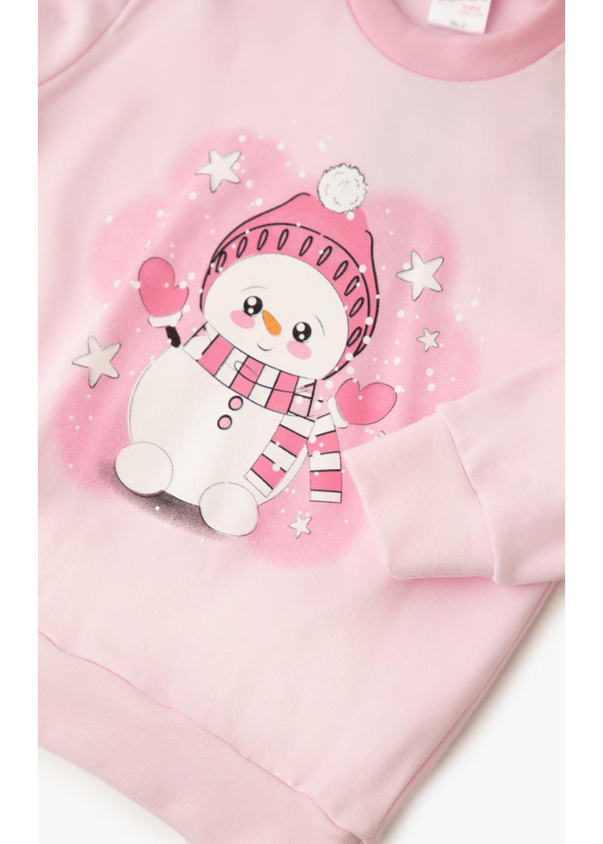 Βρεφική Χειμερινή Πυζάμα Snowman Minerva - Image 2