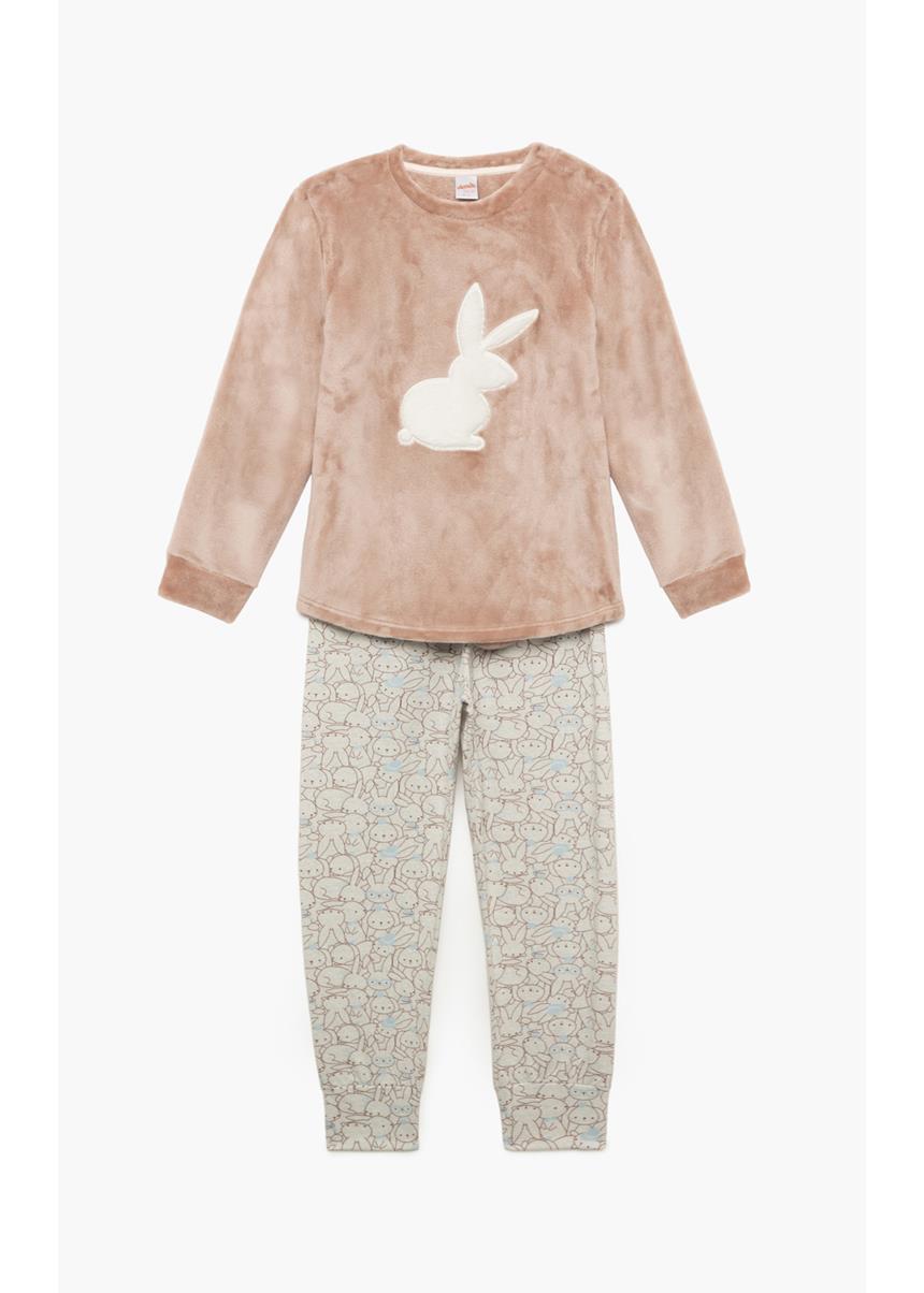 Fleece Παιδική Πυζάμα Bunny Minerva