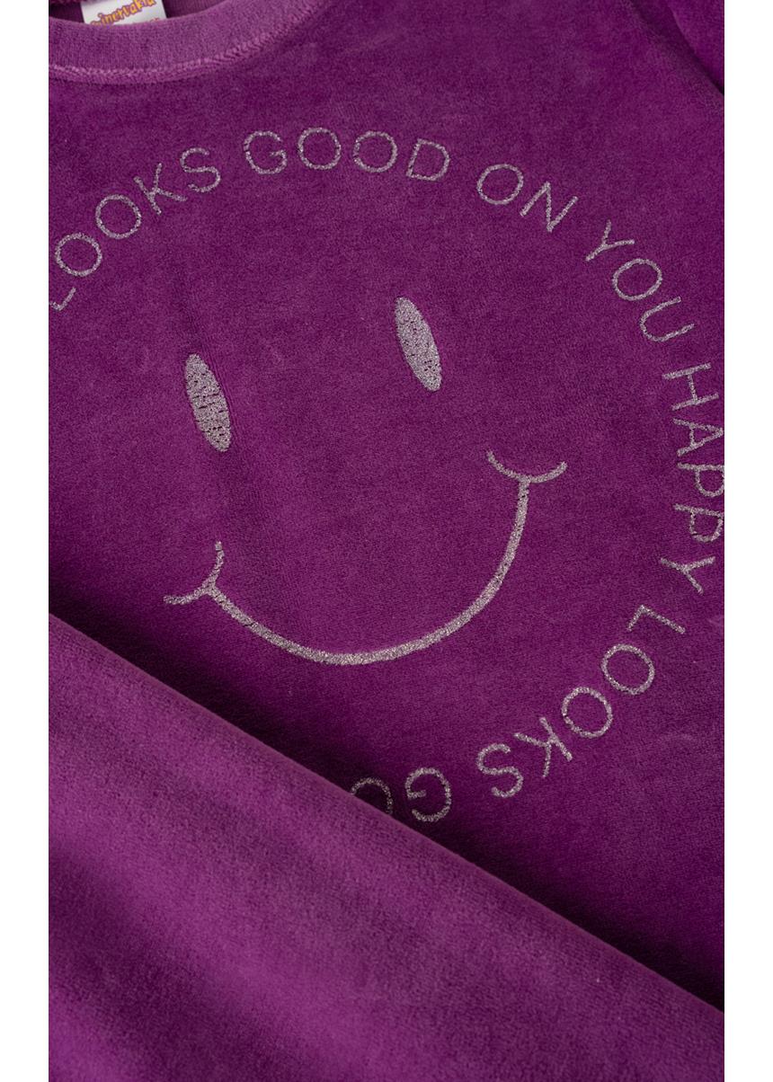 Παιδική Βελούδινη Πυζάμα Happy Looks Minerva - Image 2