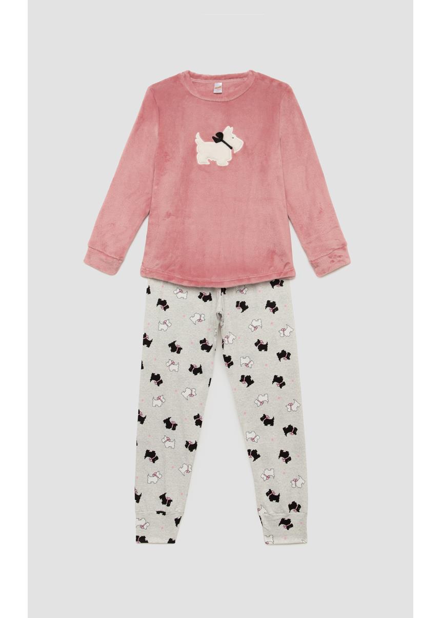 Παιδική Χειμερινή Fleece Πυζάμα Dog Love Minerva