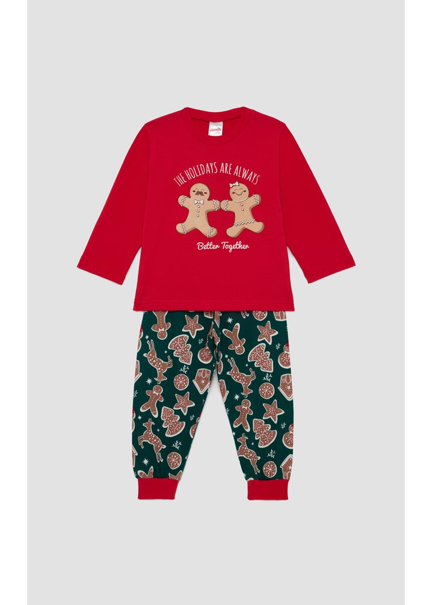 X-Mas Biscuits Unisex Βρεφική Χειμερινή Πυζάμα MINERVA
