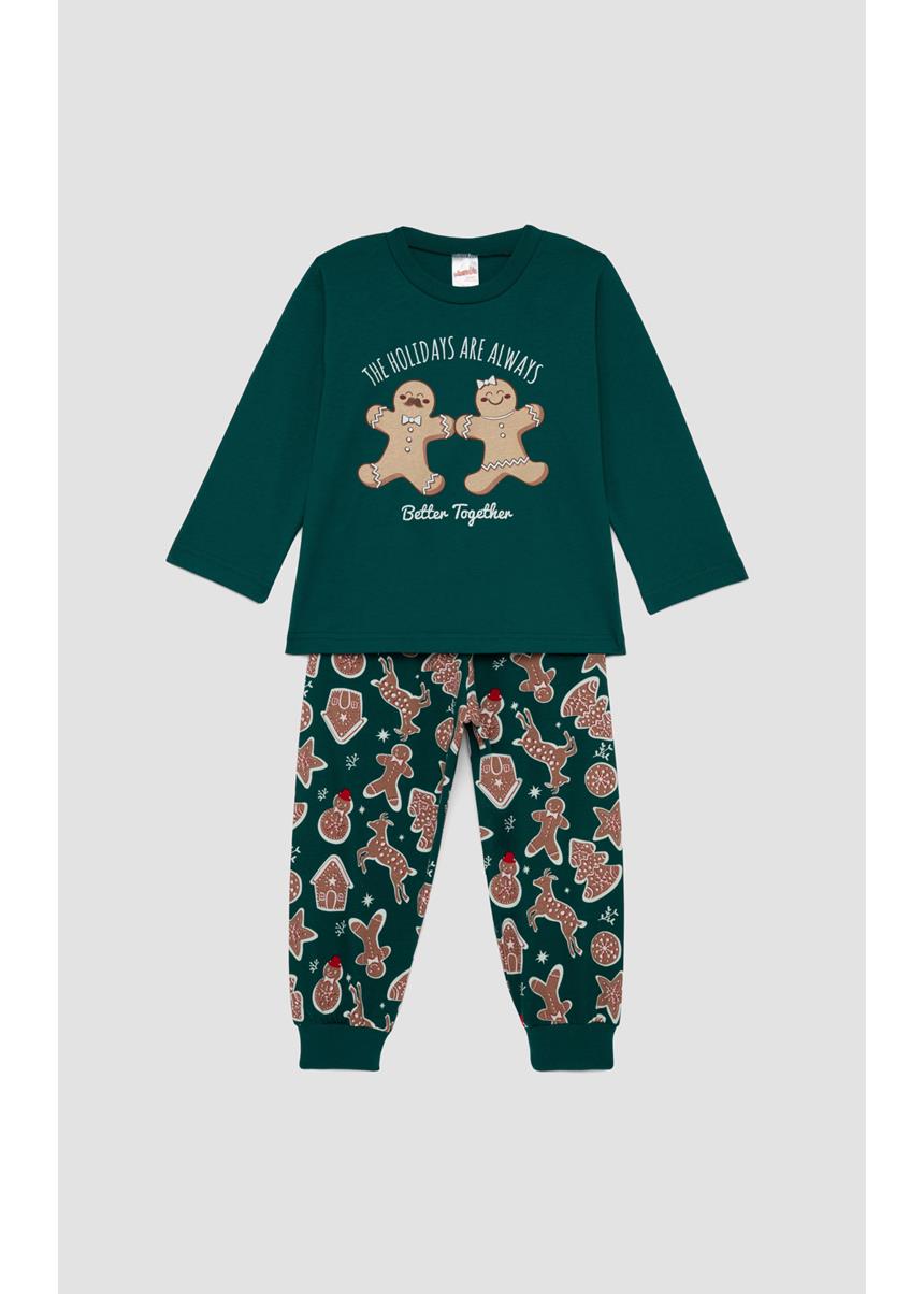 X-Mas Biscuits Unisex Βρεφική Χειμερινή Πυζάμα MINERVA