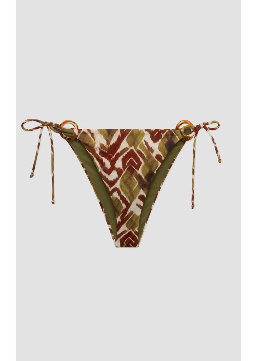 Mulan Tanga Bikini Slip Με Πλαϊνά Δεσίματα & Κρίκους MINERVA - Image 4