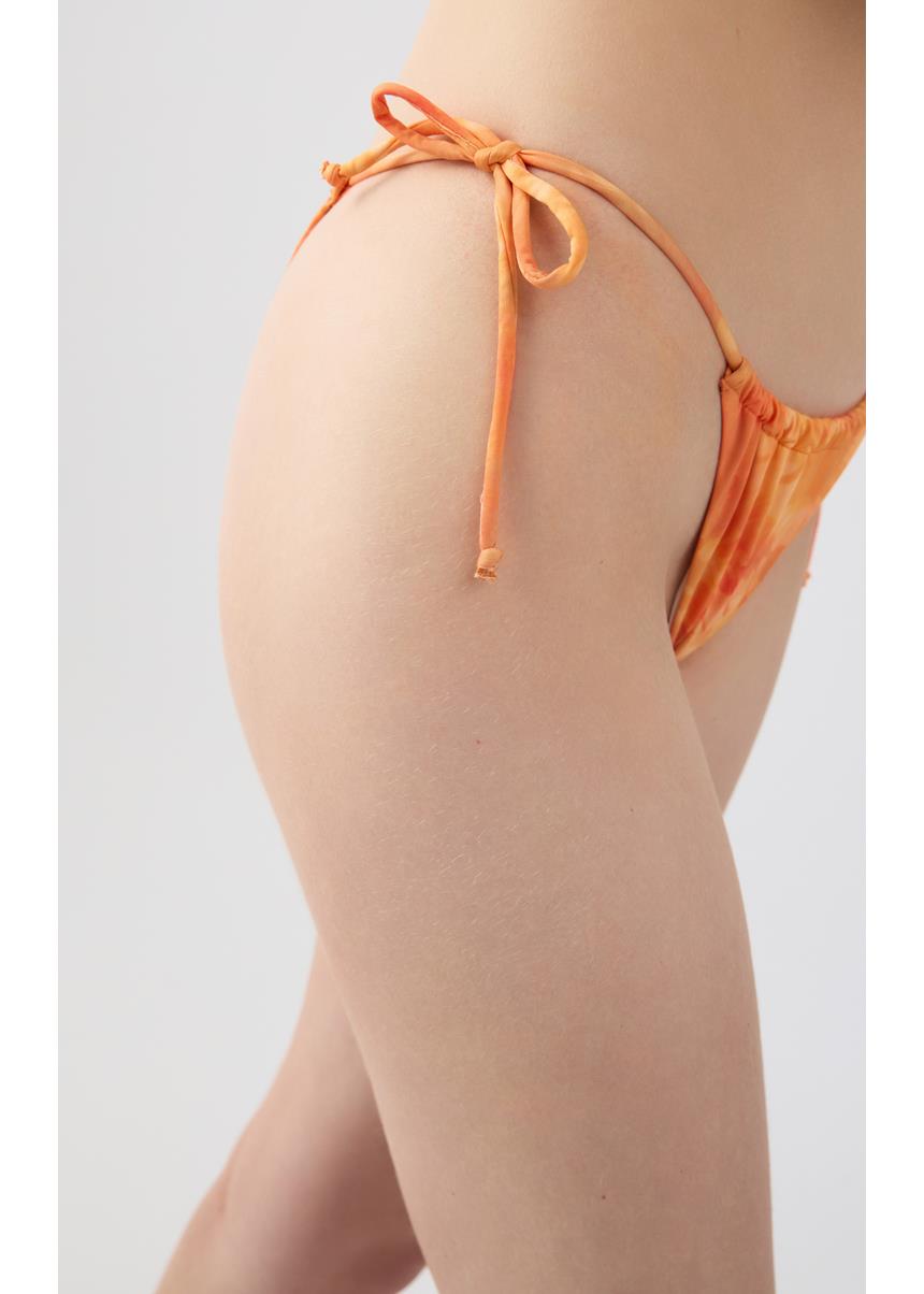 Sunset Tanga Hot Tunnel Bikini Slip Με ΠΛαϊνά Δεσίματα MINERVA - Image 3