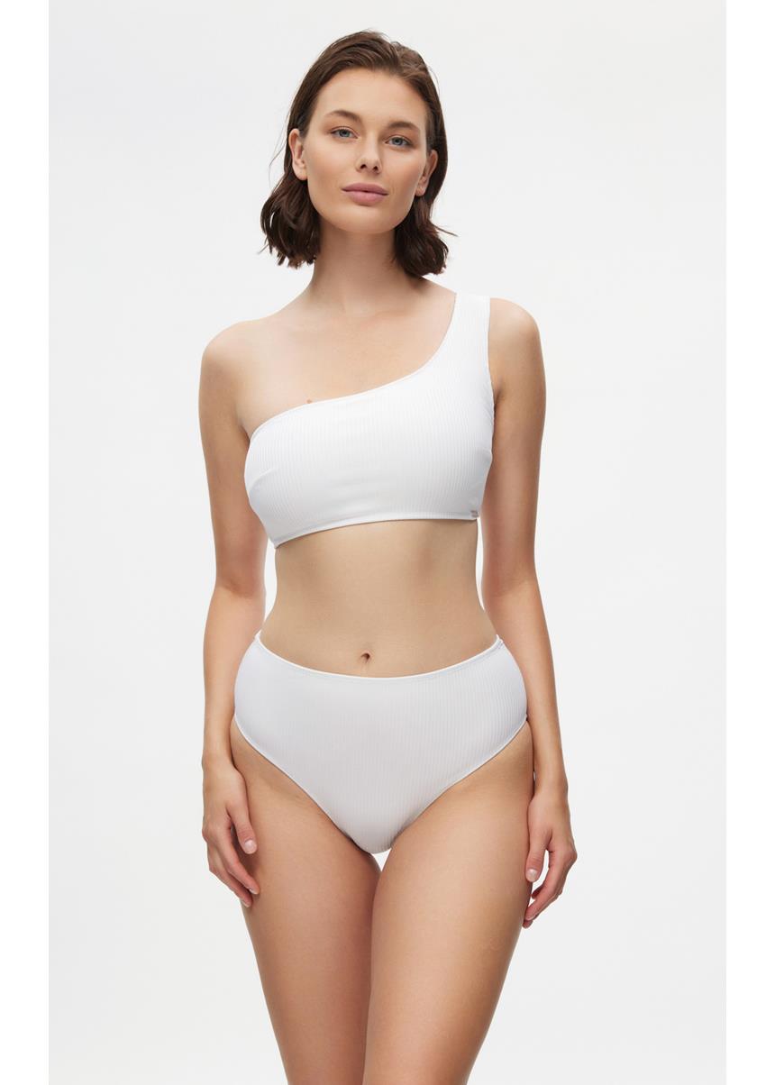 Malena Rib Bikini Top Με Έναν Ώμο MINERVA - Image 6