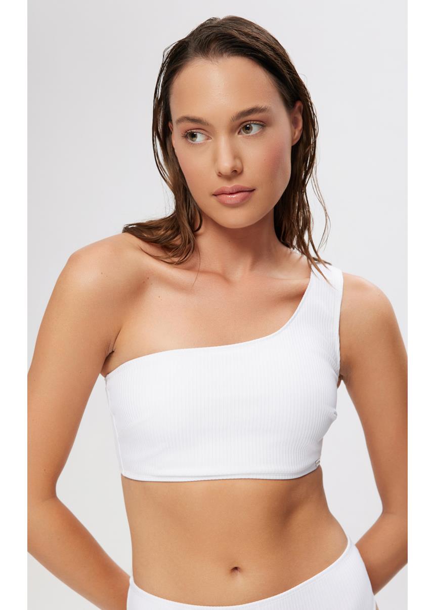 Malena Rib Bikini Top Με Έναν Ώμο MINERVA