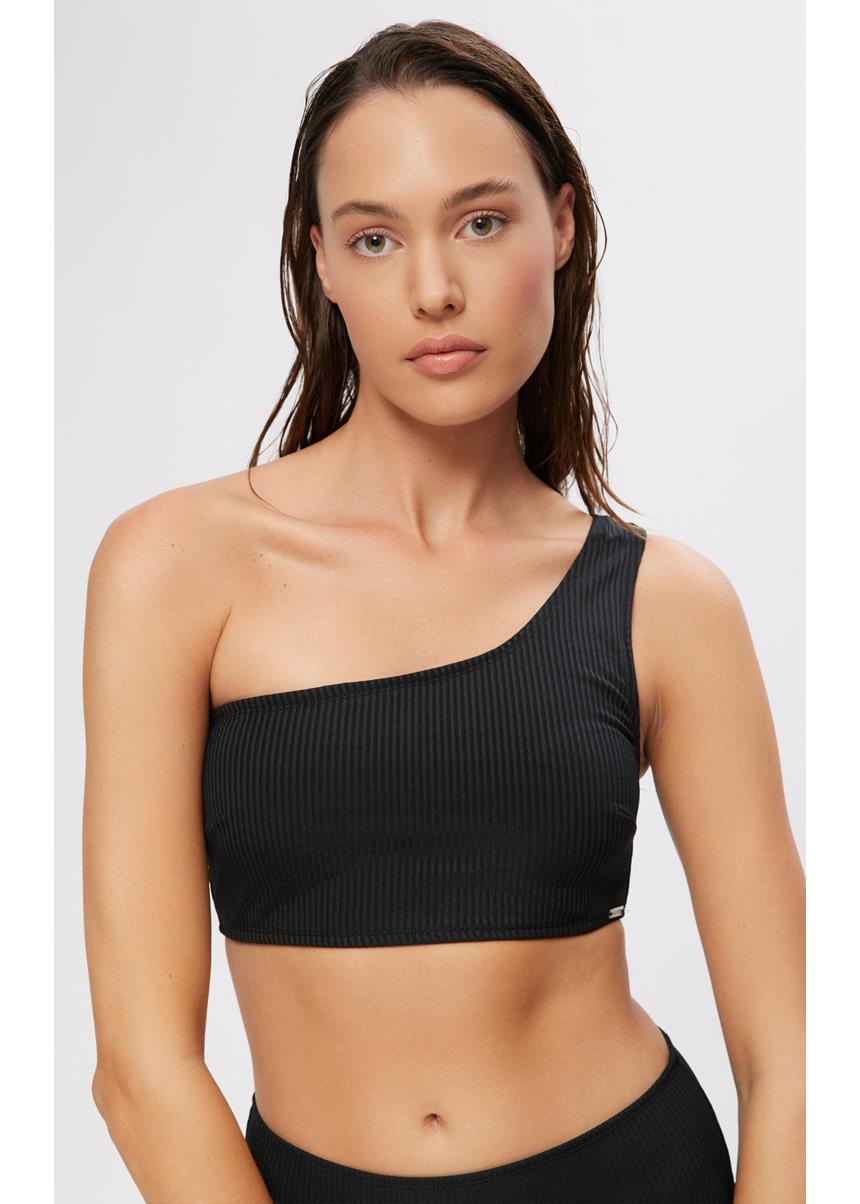 Malena Rib Bikini Top Με Έναν Ώμο MINERVA