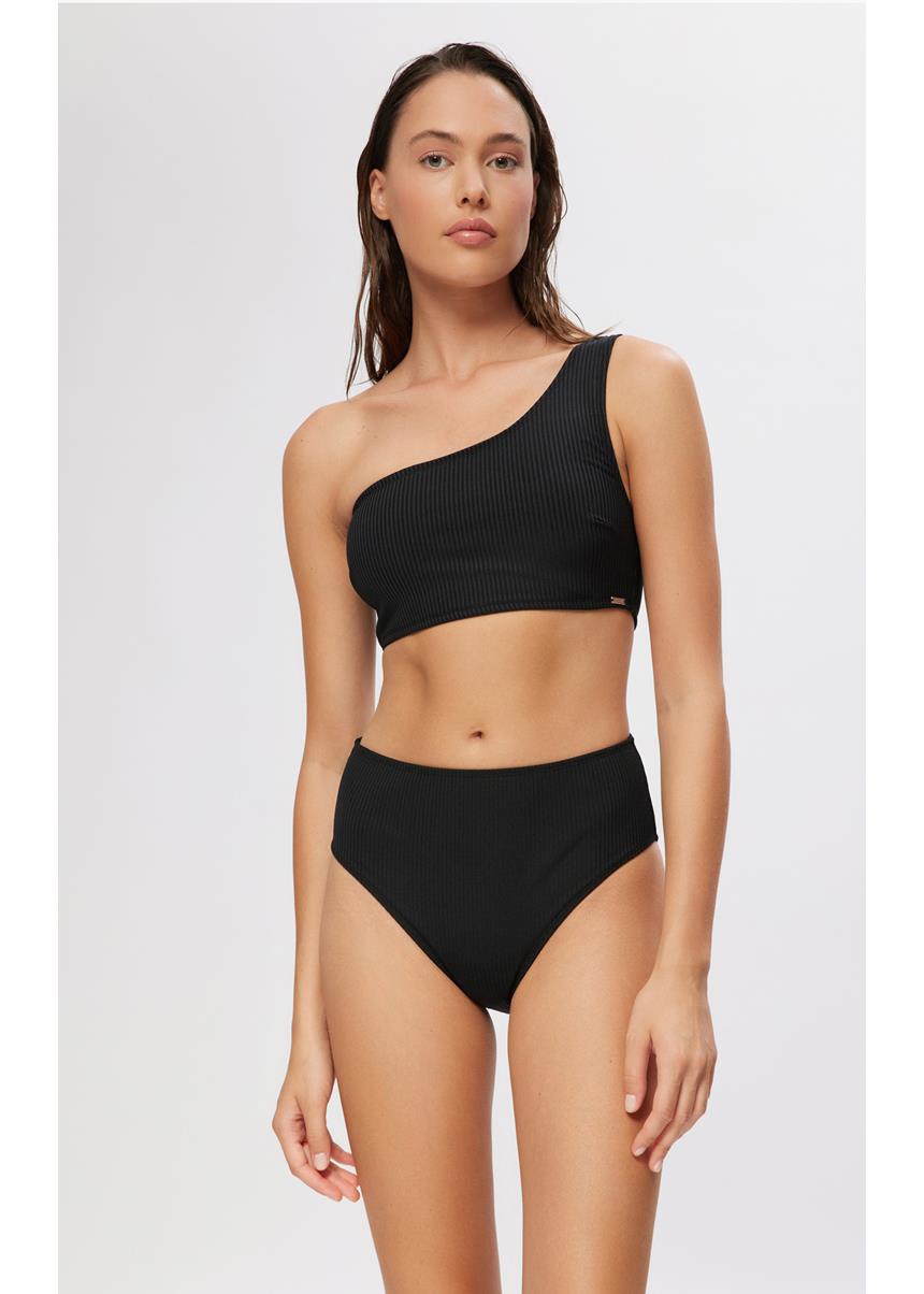 Malena Rib Bikini Top Με Έναν Ώμο MINERVA - Image 3