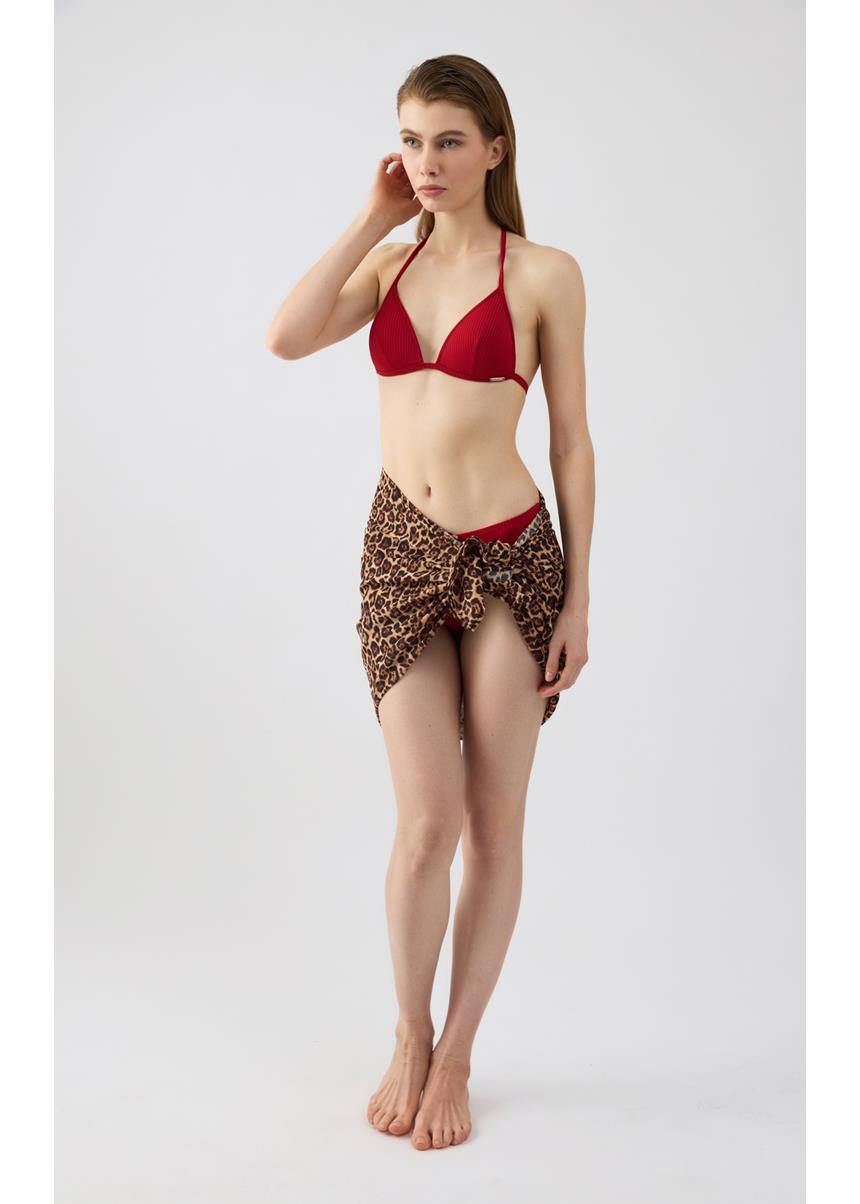 Beachwear Παρεό Μαντήλι Leopard Minerva - Image 3