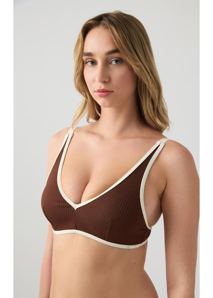 Fulani Rib Τρίγωνο Full Bikini Top MINERVA