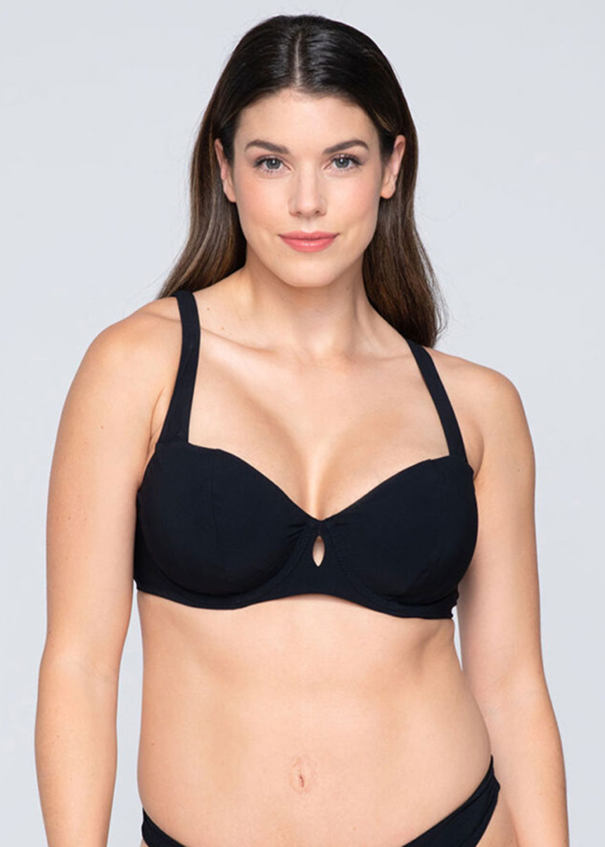 Γυναικείο Bikini Top Χωρίς Ενίσχση Cup D Blue Sense LUNA - Image 2