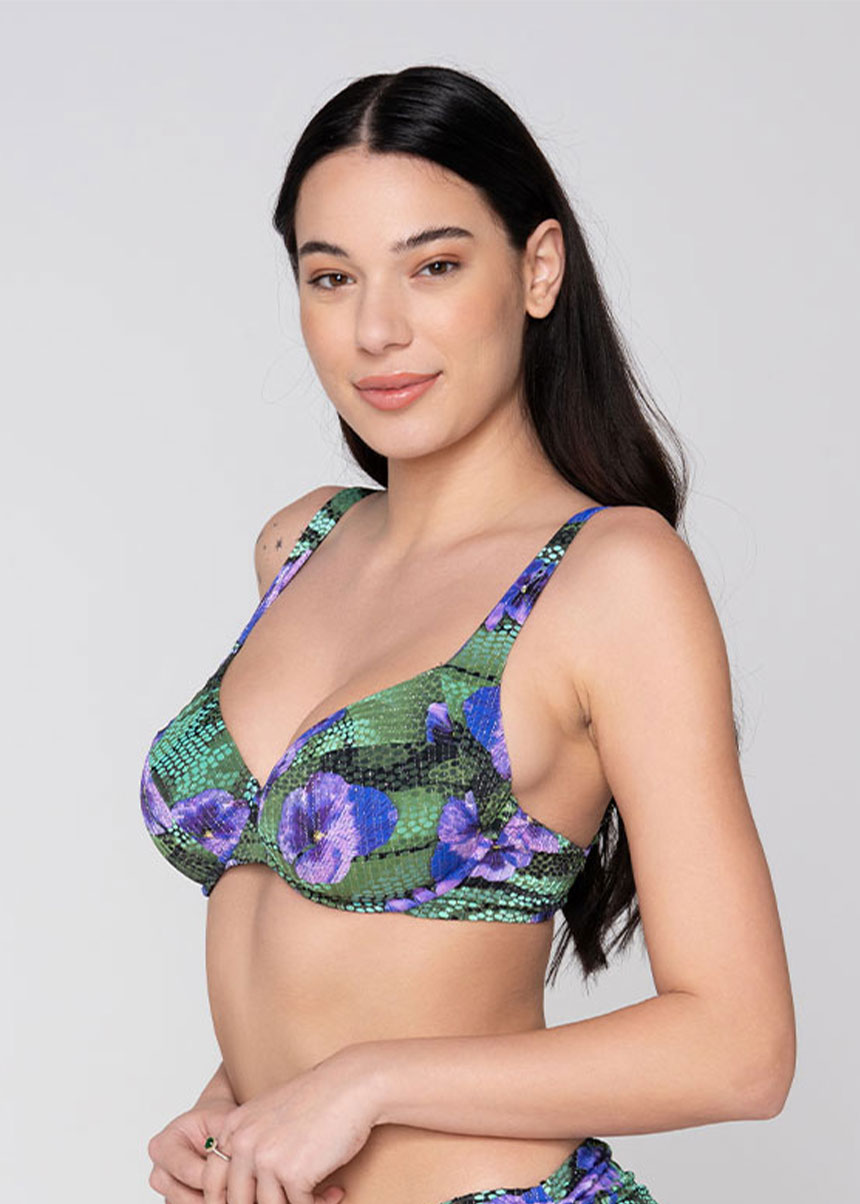 Bikini Top Cup F Χωρίς Ενίσχυση Blossom LUNA - Image 2