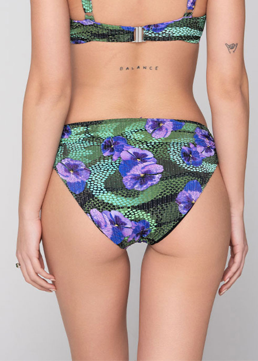 Bikini Slip Με Κορδόνια Στο Πλάι Blossom LUNA - Image 3