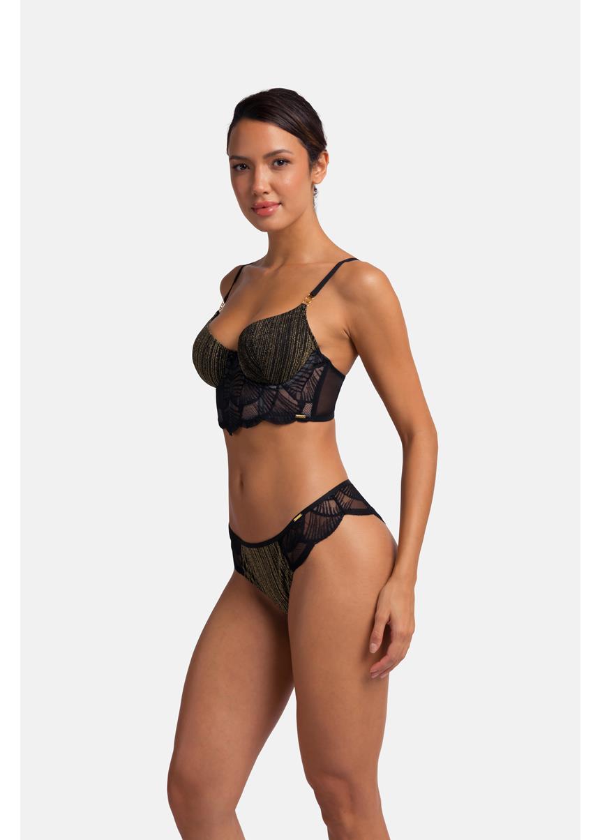 Lurex Bustier Με Ελαφριά Επένδυση Cup B, Bailey DORINA - Image 6