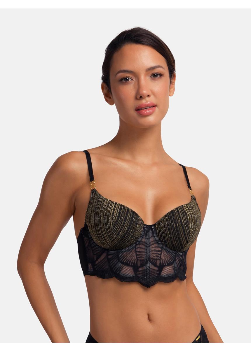 Lurex Bustier Με Ελαφριά Επένδυση Cup B, Bailey DORINA