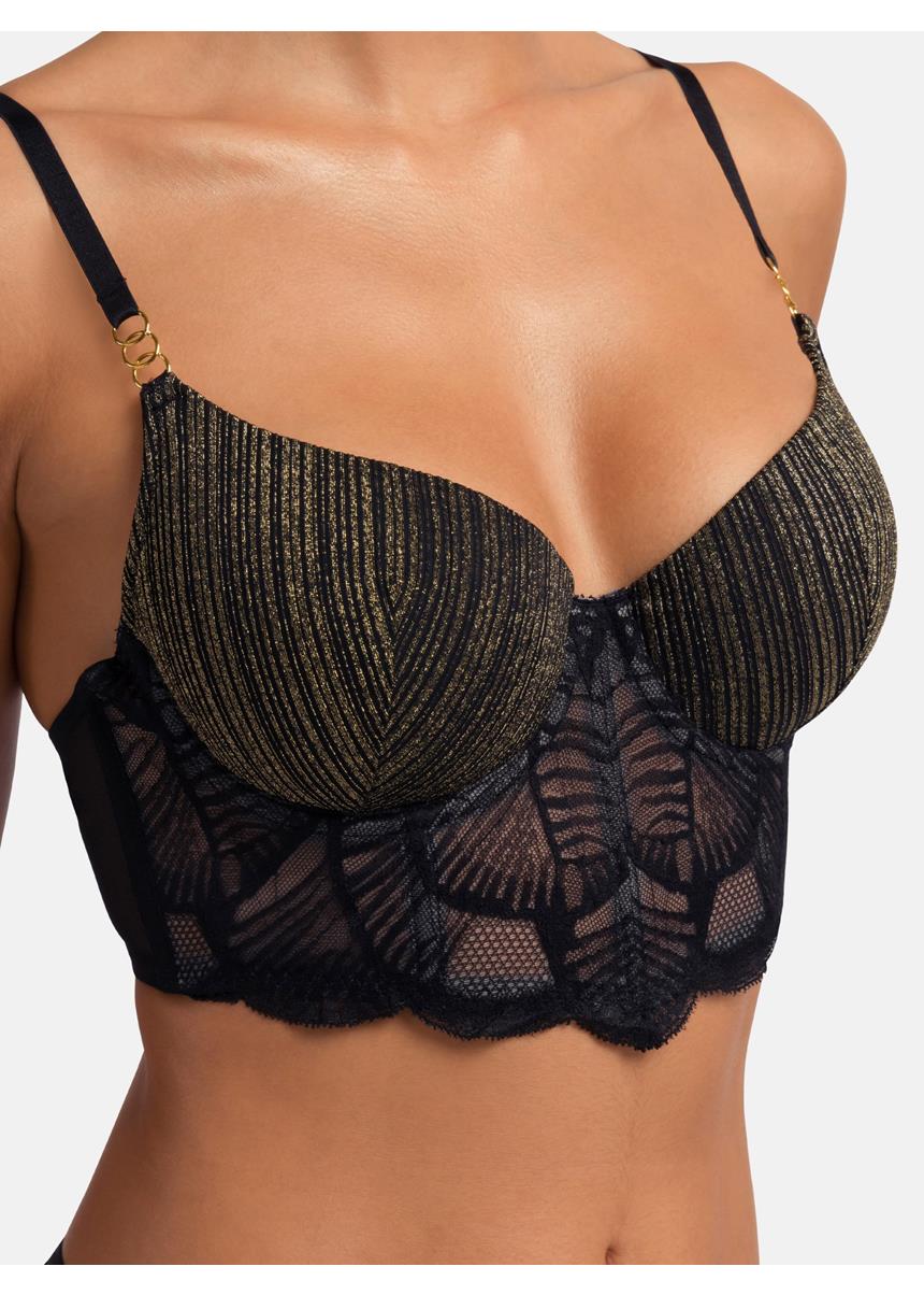 Lurex Bustier Με Ελαφριά Επένδυση Cup B, Bailey DORINA - Image 4