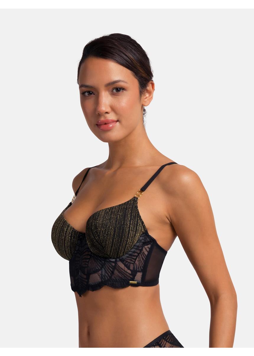 Lurex Bustier Με Ελαφριά Επένδυση Cup B, Bailey DORINA - Image 2