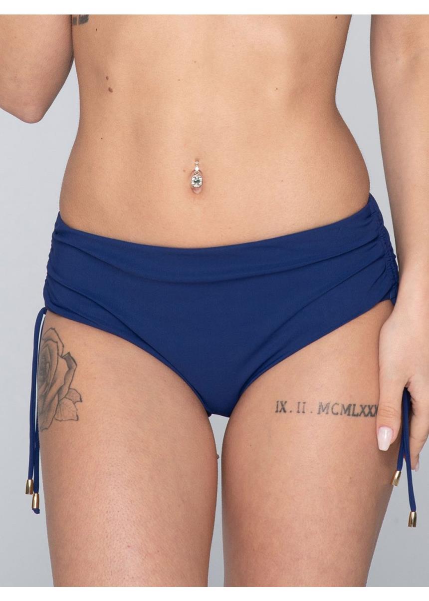 Γυναικείο Ψηλόμεσο Bikini Slip Με Σούρες Blue Sense LUNA - Image 6