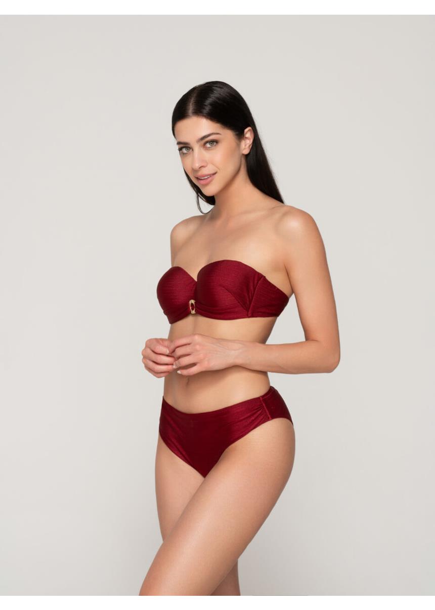 Γυναικείο Strapless Bikini Top Cup C Gold LUNA - Image 2