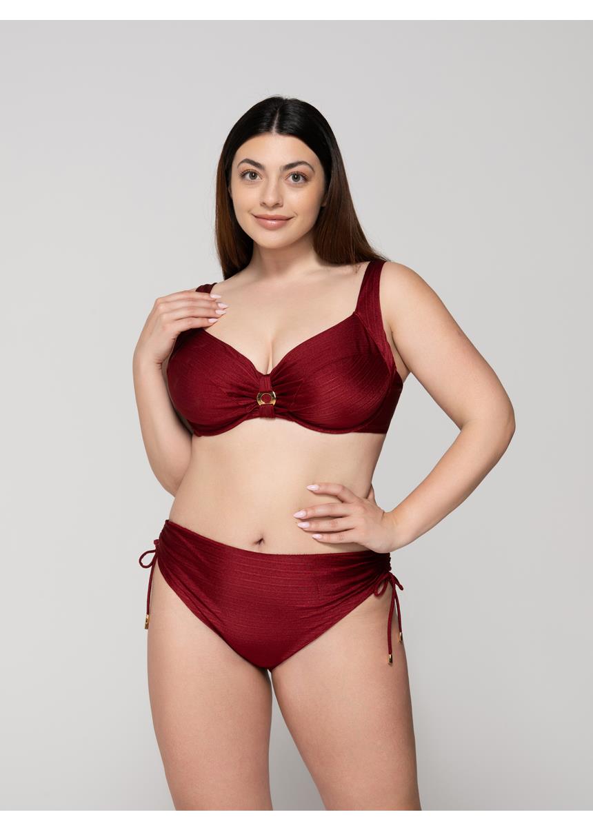 Γυναικείο Bikini Top Χωρίς Ενίσχυση Cup F Gold LUNA - Image 3
