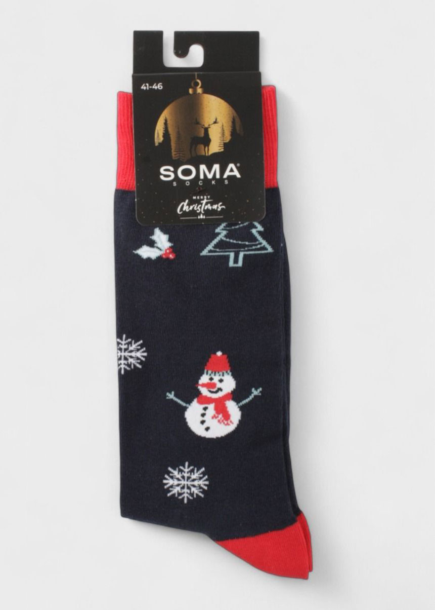 Χριστουγεννιάτικες Κάλτσες "Snowman" Soma Socks
