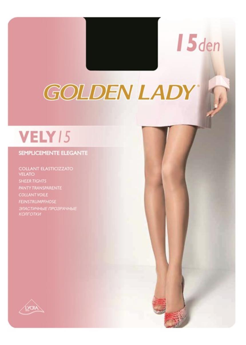 15 Den Καλσόν Lycra, Vely, GOLDEN LADY